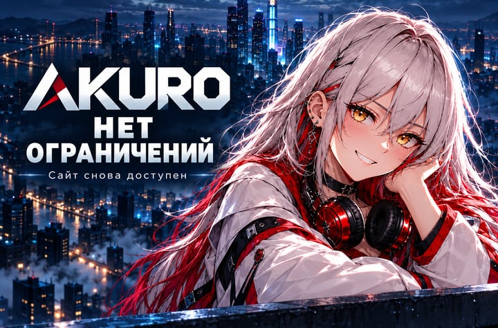 AKURO — нет ограничений. Сайт снова доступен